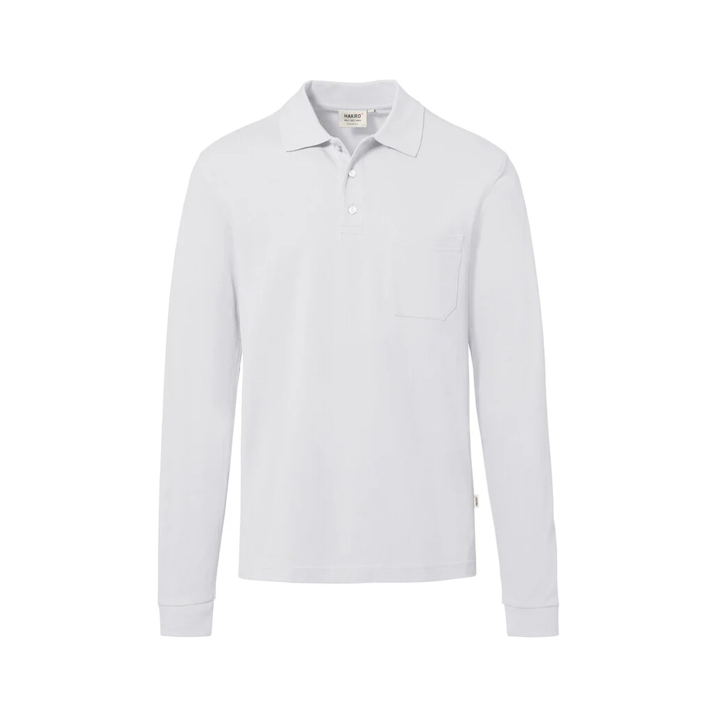 HAKRO Pocket-Longsleeve-Polo MIKRALINAR® ECO