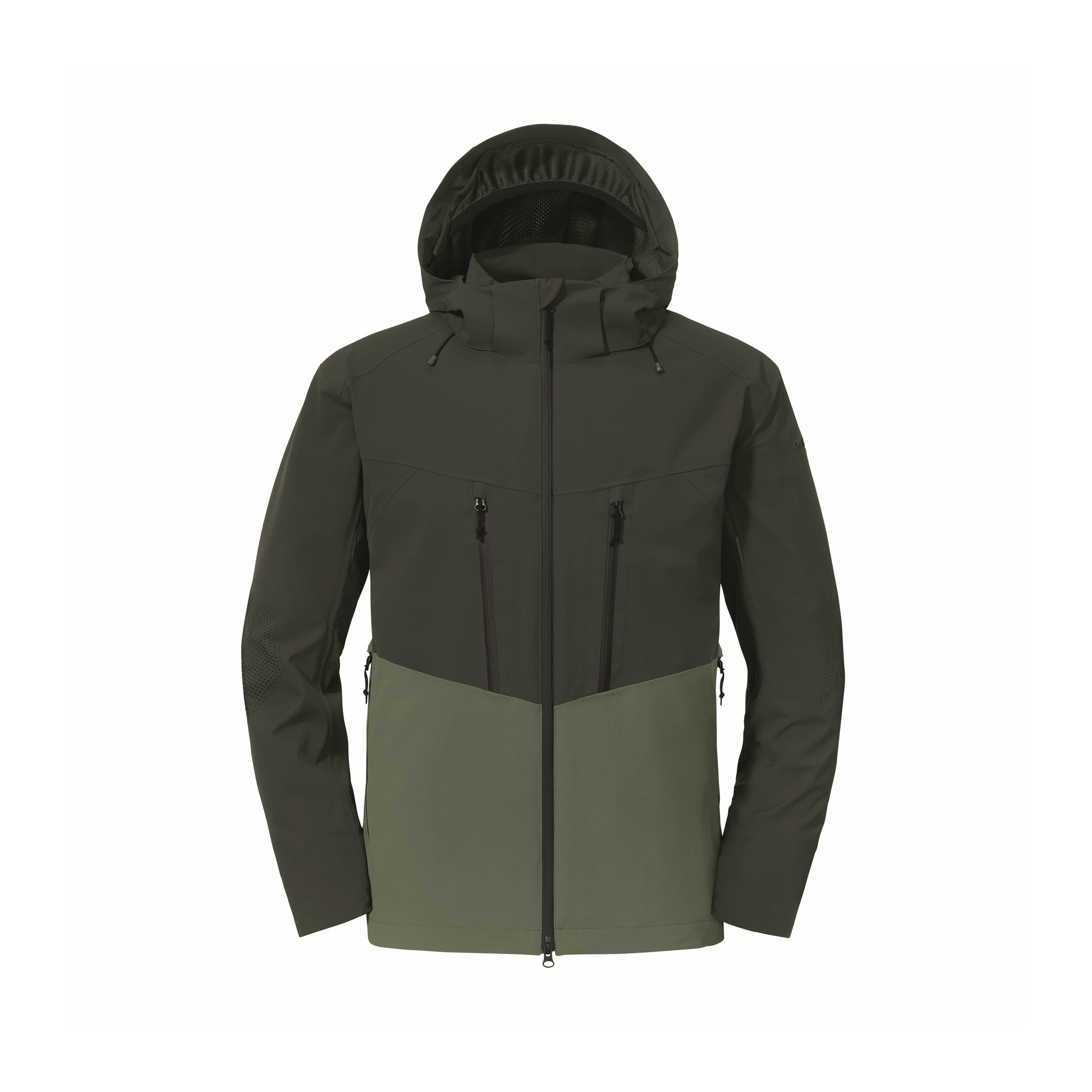 Herren HIGH-END Wetterschutzjacke Schutzschild ZipIn