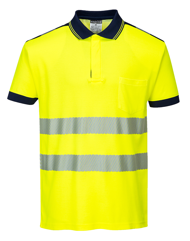 Warnschutz-Poloshirt Vision