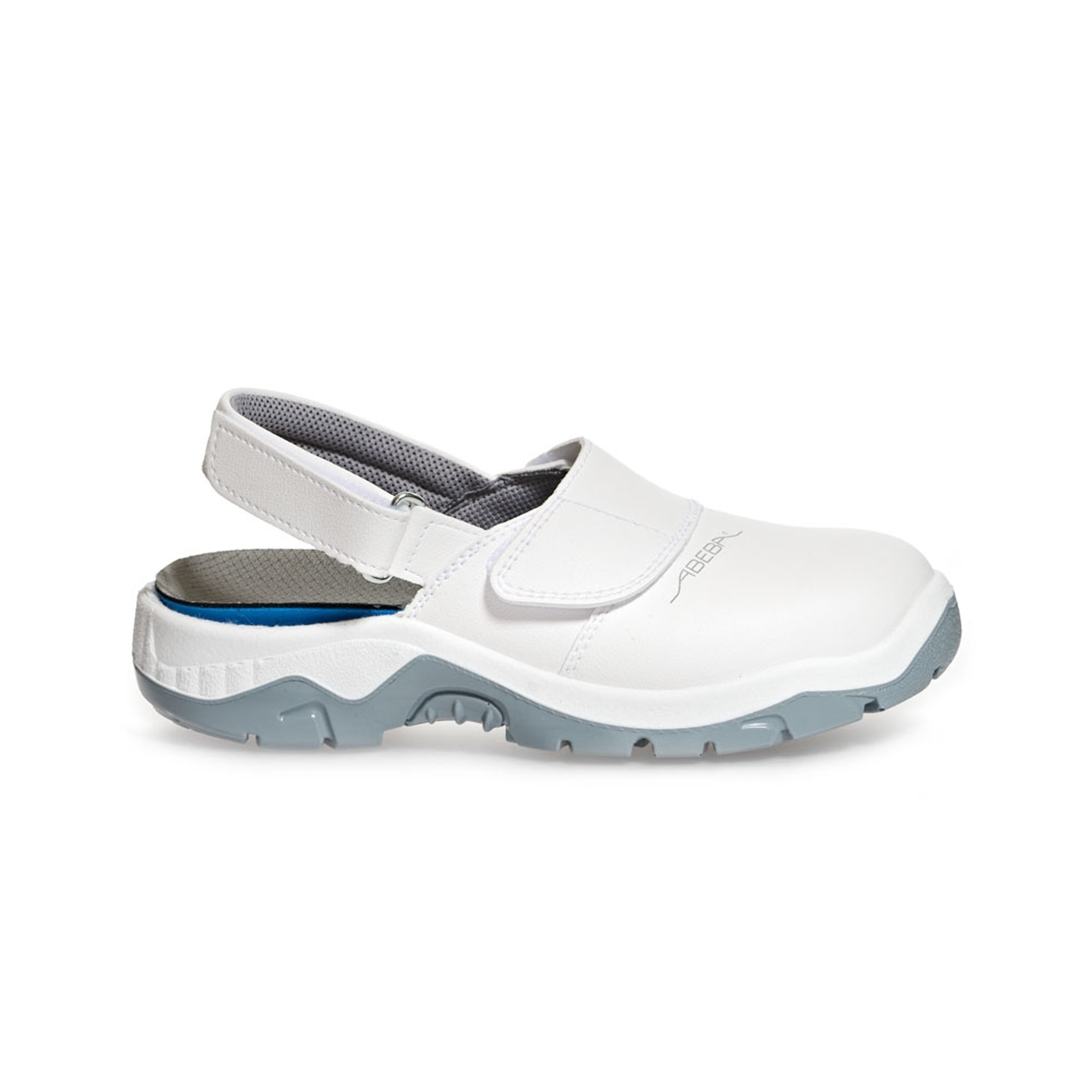 Damen- und Herren-Berufssandale SB ANATOM 02-0002120 mit Stahlkappe, weiß