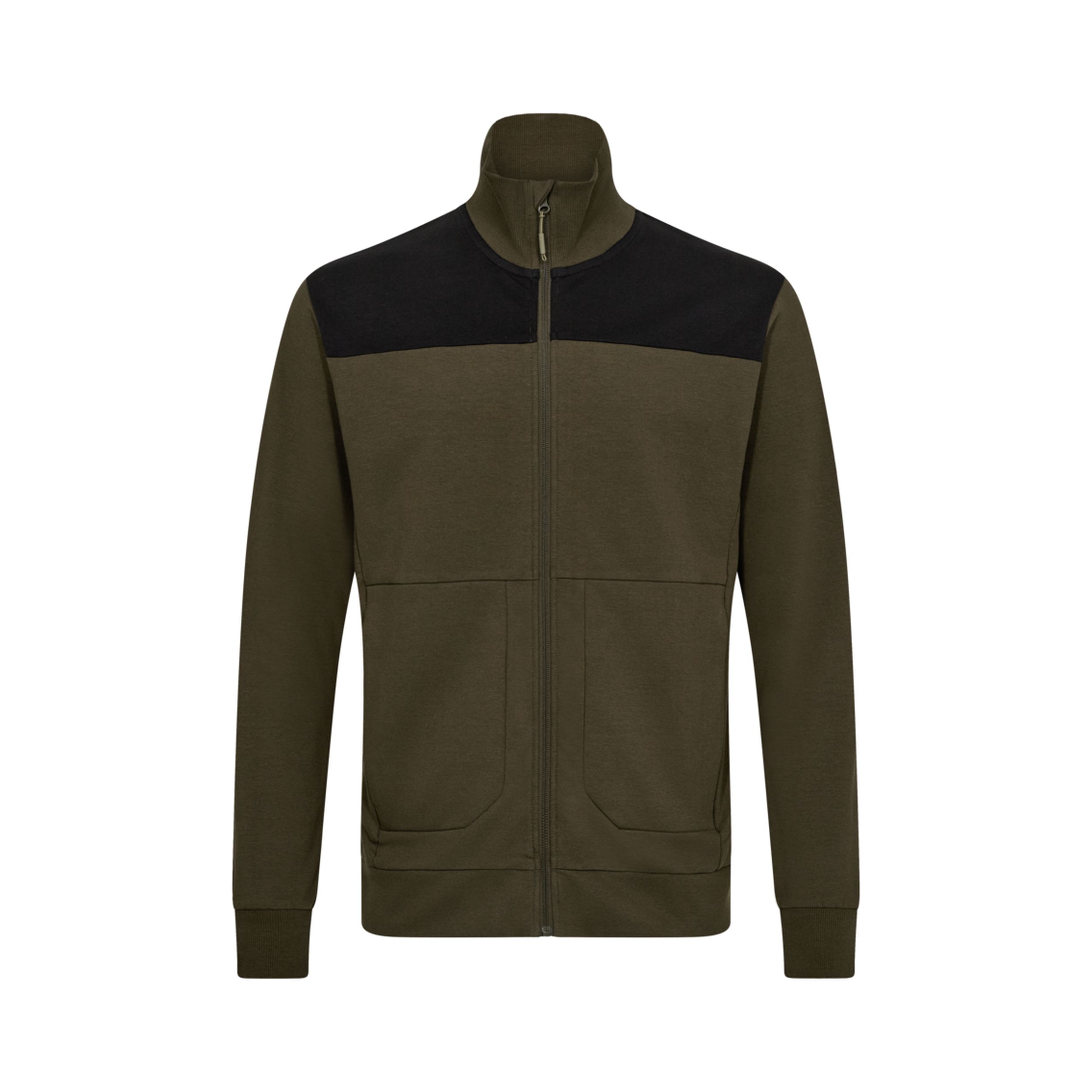 Entire Sweatcardigan mit Kragen