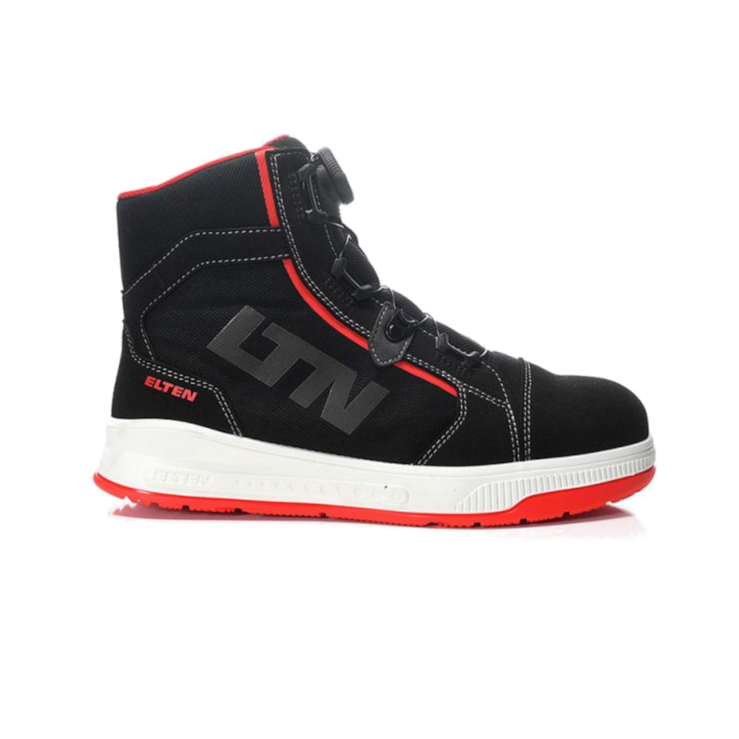 Sicherheitsstiefel ISAAK XXST BOA® black-red Mid ESD S2