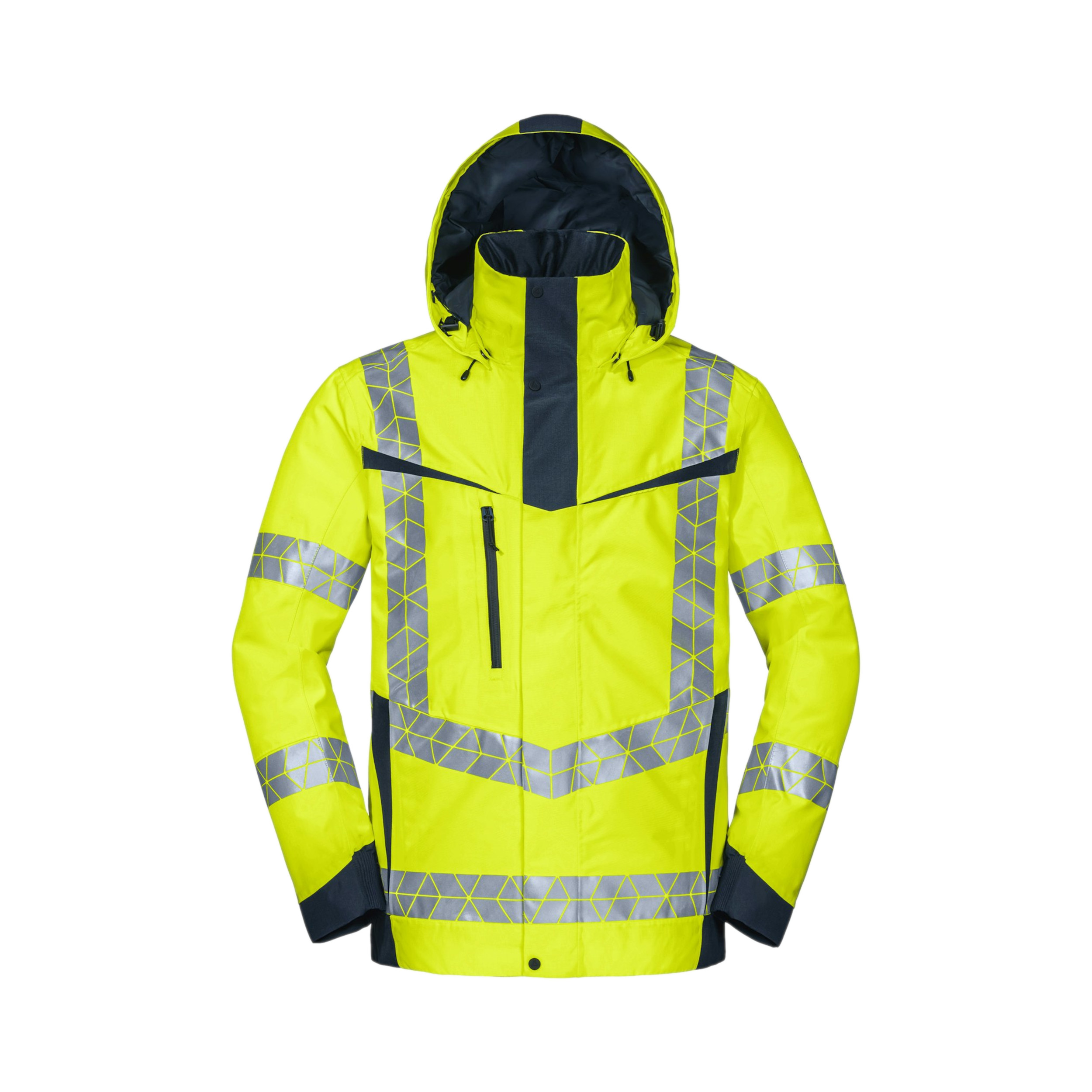 Warnschutz Regenjacke Hardshell Blitzlicht Damen