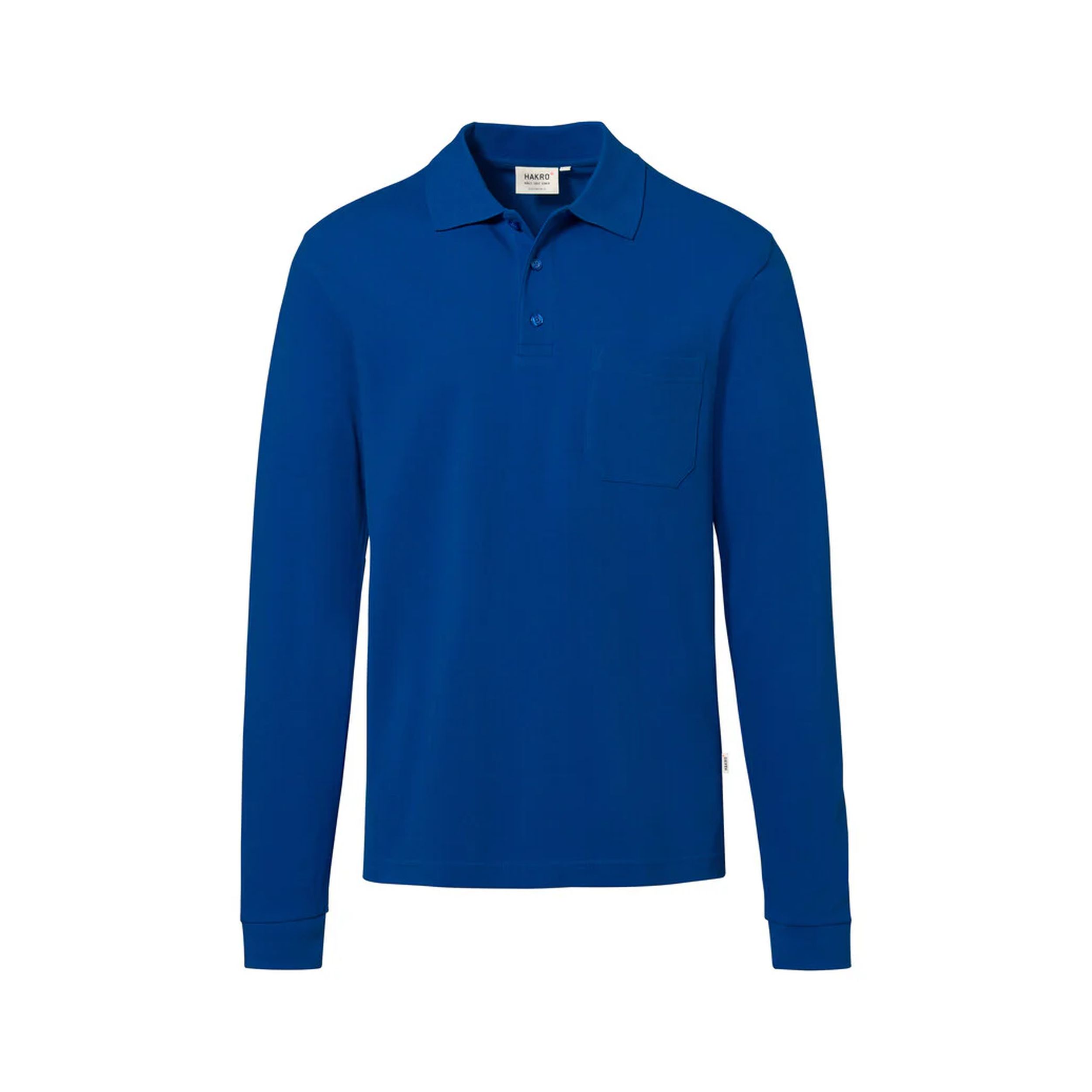 HAKRO Pocket-Longsleeve-Polo MIKRALINAR® ECO