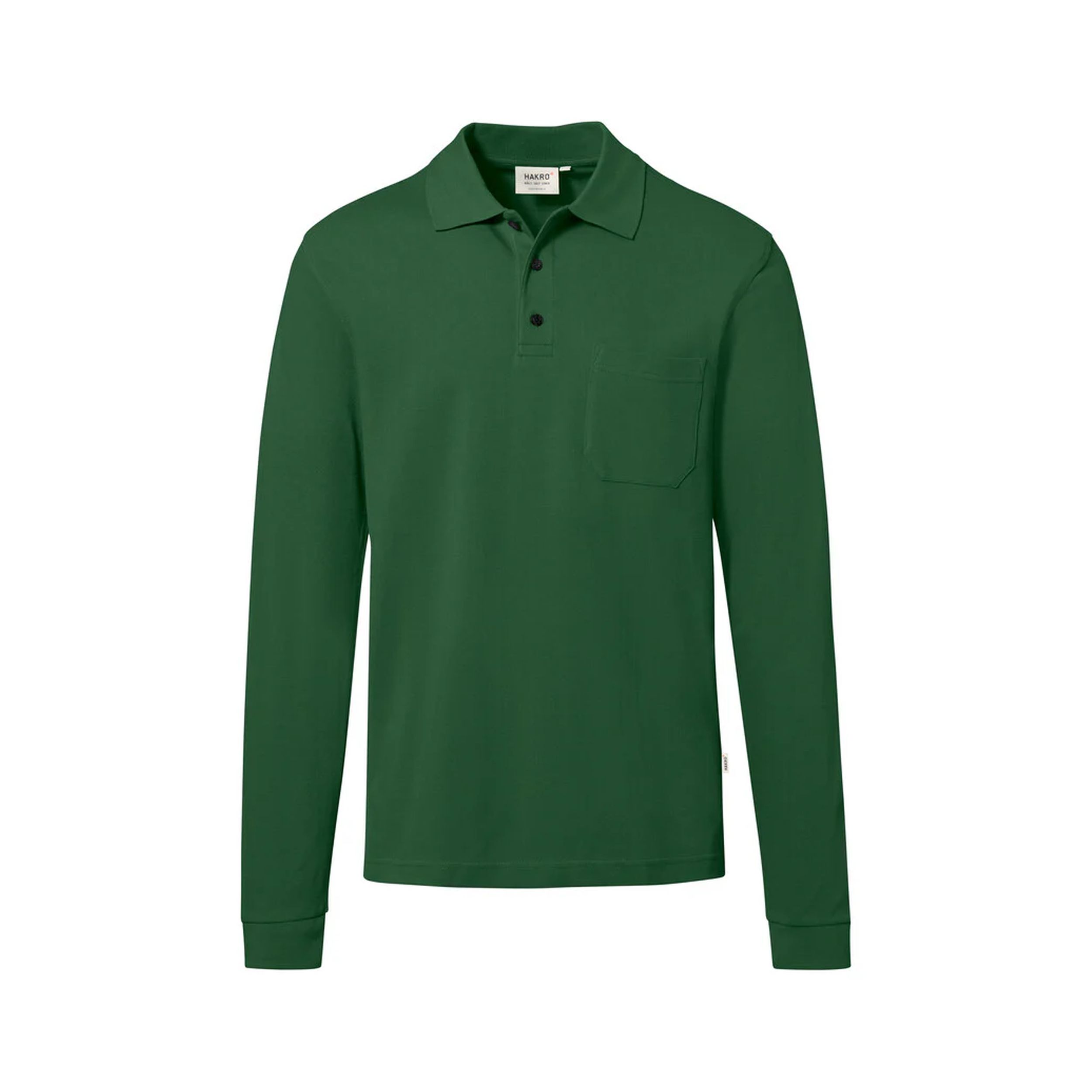 HAKRO Pocket-Longsleeve-Polo MIKRALINAR® ECO
