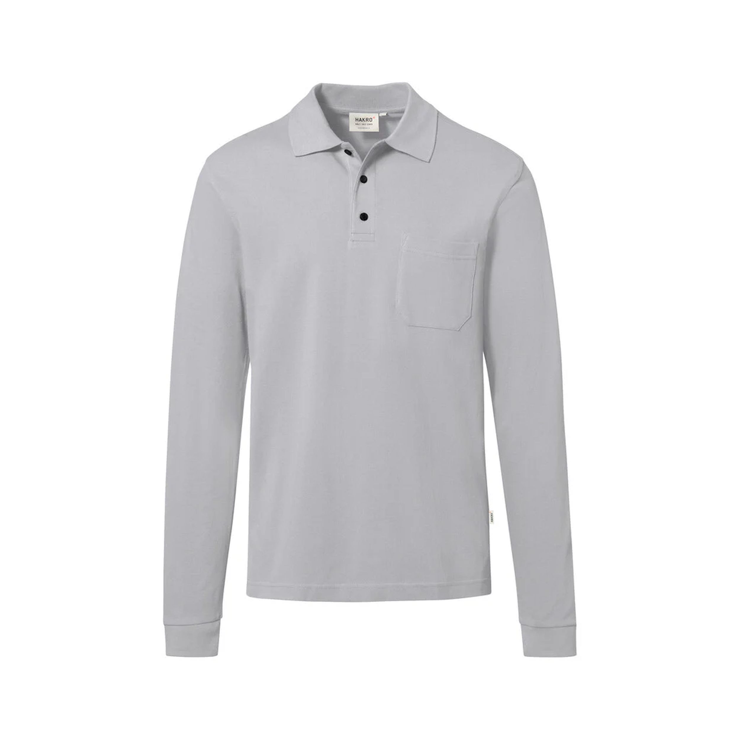 HAKRO Pocket-Longsleeve-Polo MIKRALINAR® ECO