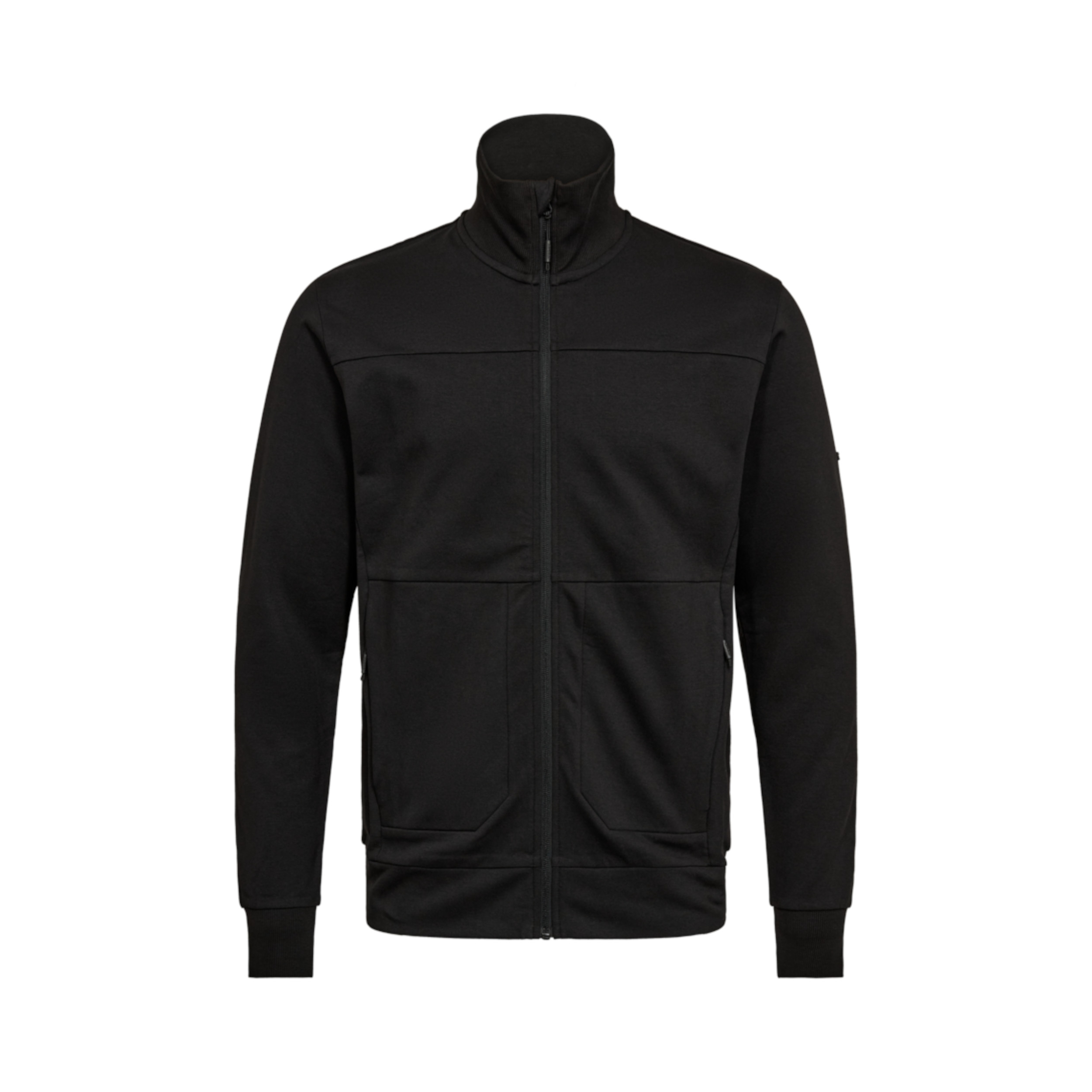 Entire Sweatcardigan mit Kragen