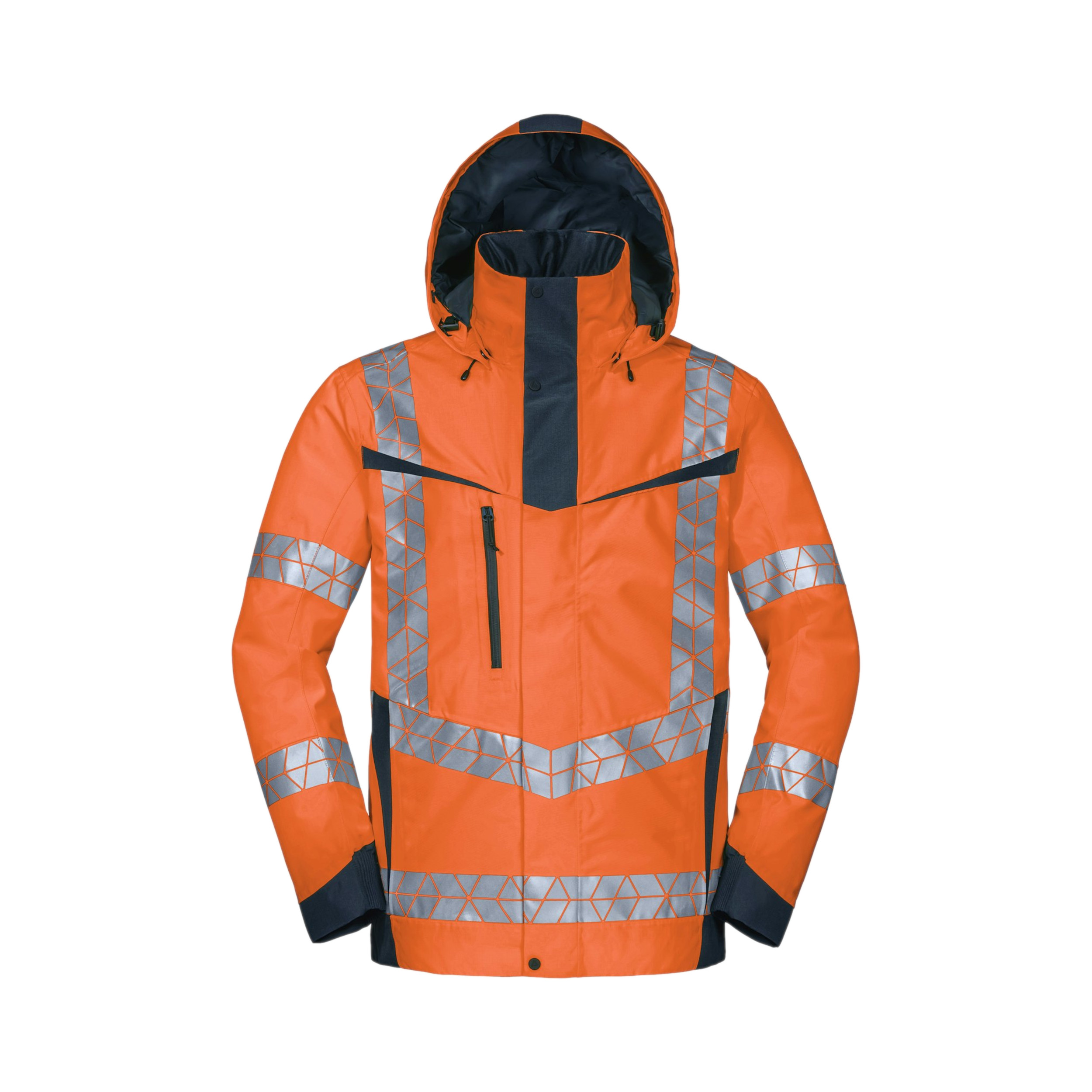 Warnschutz Regenjacke Hardshell Blitzlicht Damen