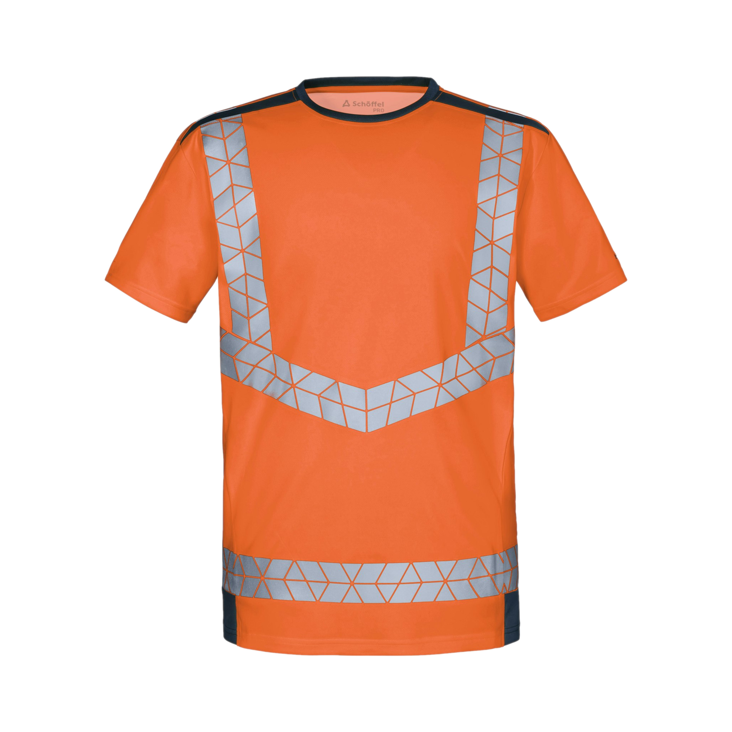 Warnschutz T-Shirt Mischgewebe Signalheld Herren