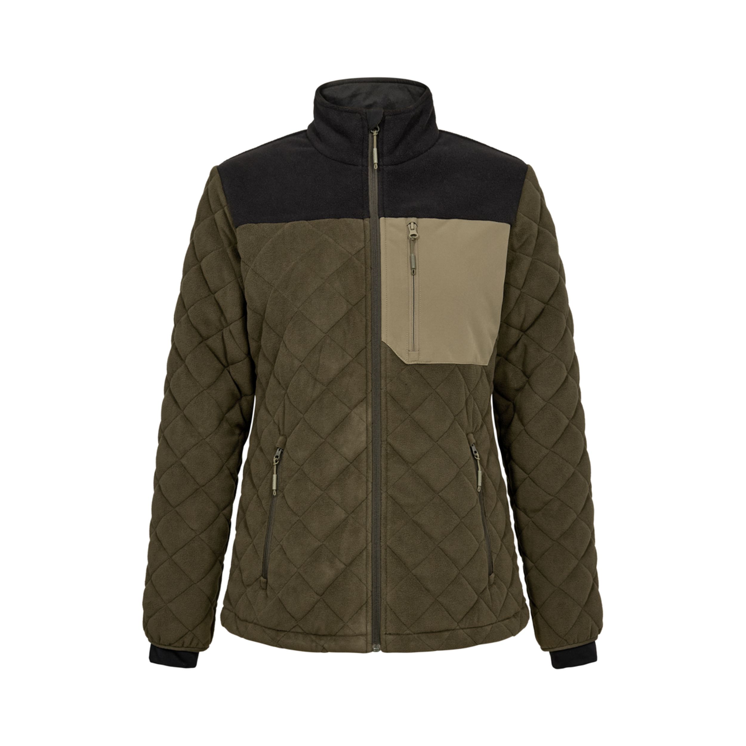 Entire Damen Gestepptes-Fleecejacke