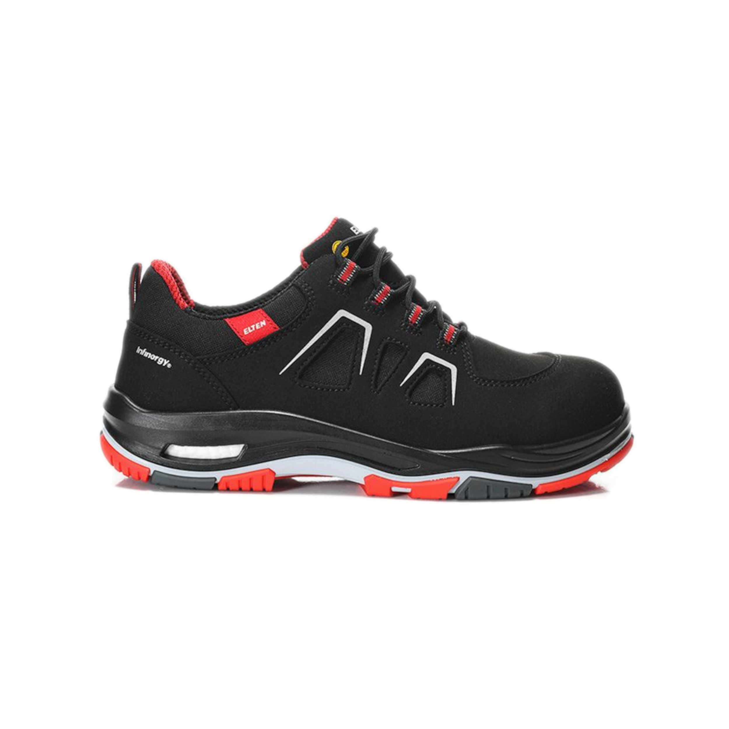 Sicherheitshalbschuh ALAN XXTP black-red Low ESD S3S