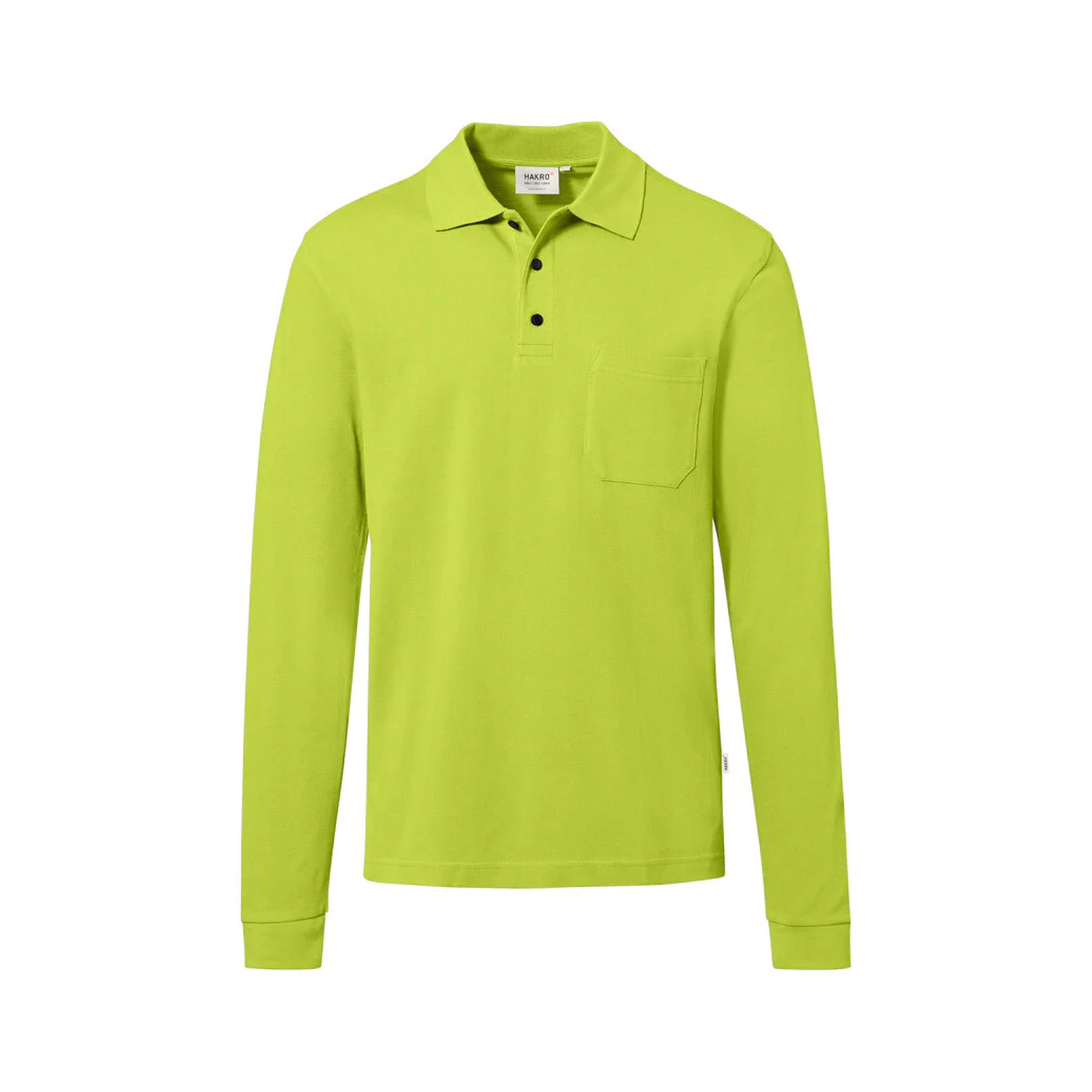 HAKRO Pocket-Longsleeve-Polo MIKRALINAR® ECO