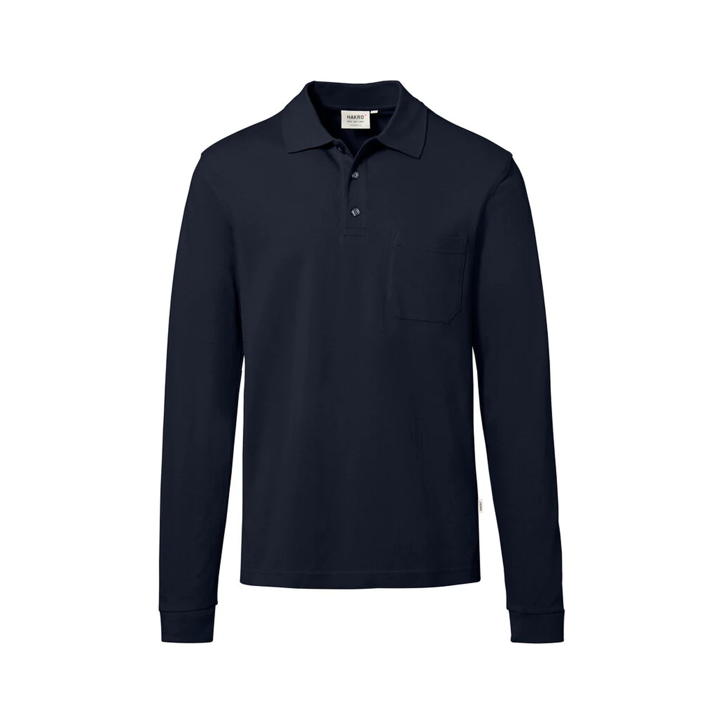 HAKRO Pocket-Longsleeve-Polo MIKRALINAR® ECO