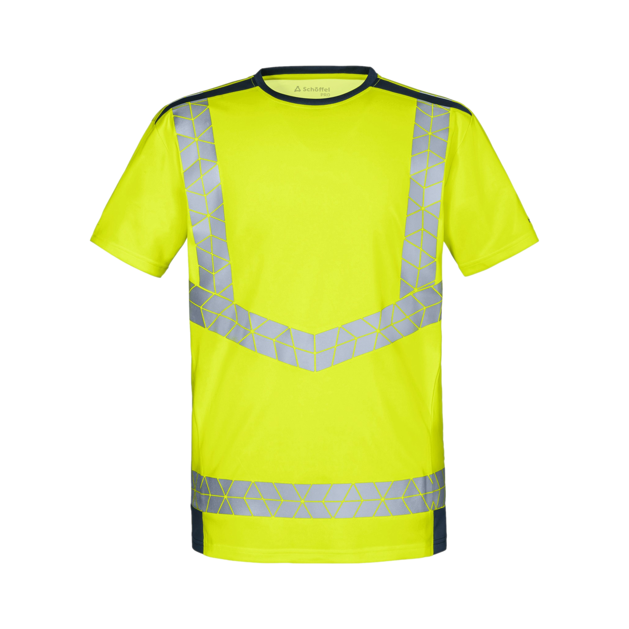 Warnschutz T-Shirt Mischgewebe Signalheld Herren