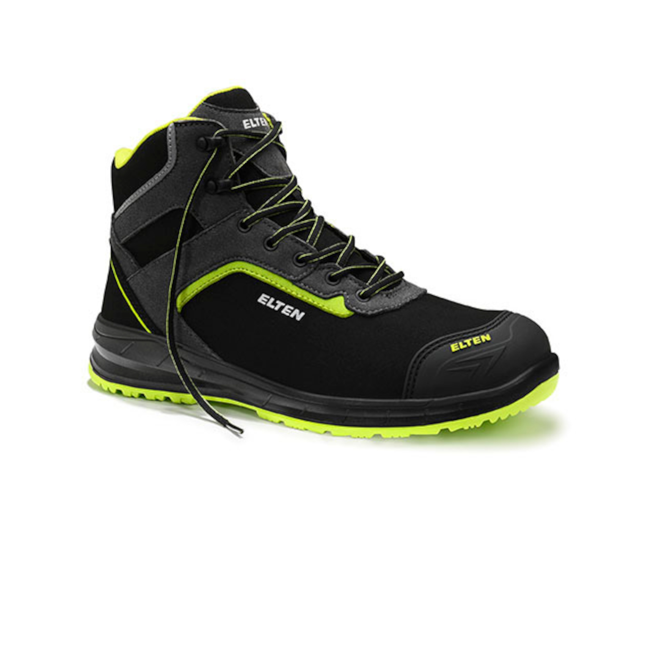 Sicherheits-Schnürstiefel LOAN XXSPORTS PRO BLACK-LIME MID ESD S3