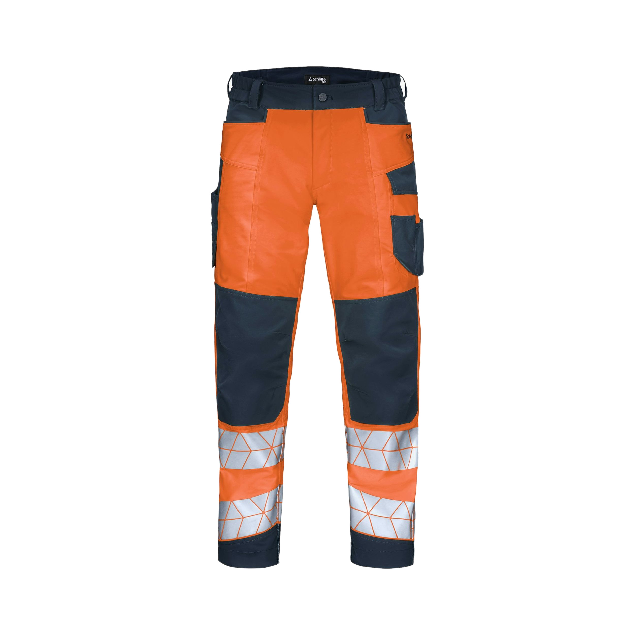 Herren-Warnschutzbundhose Bulldozer mit 4-Wege-Stretch