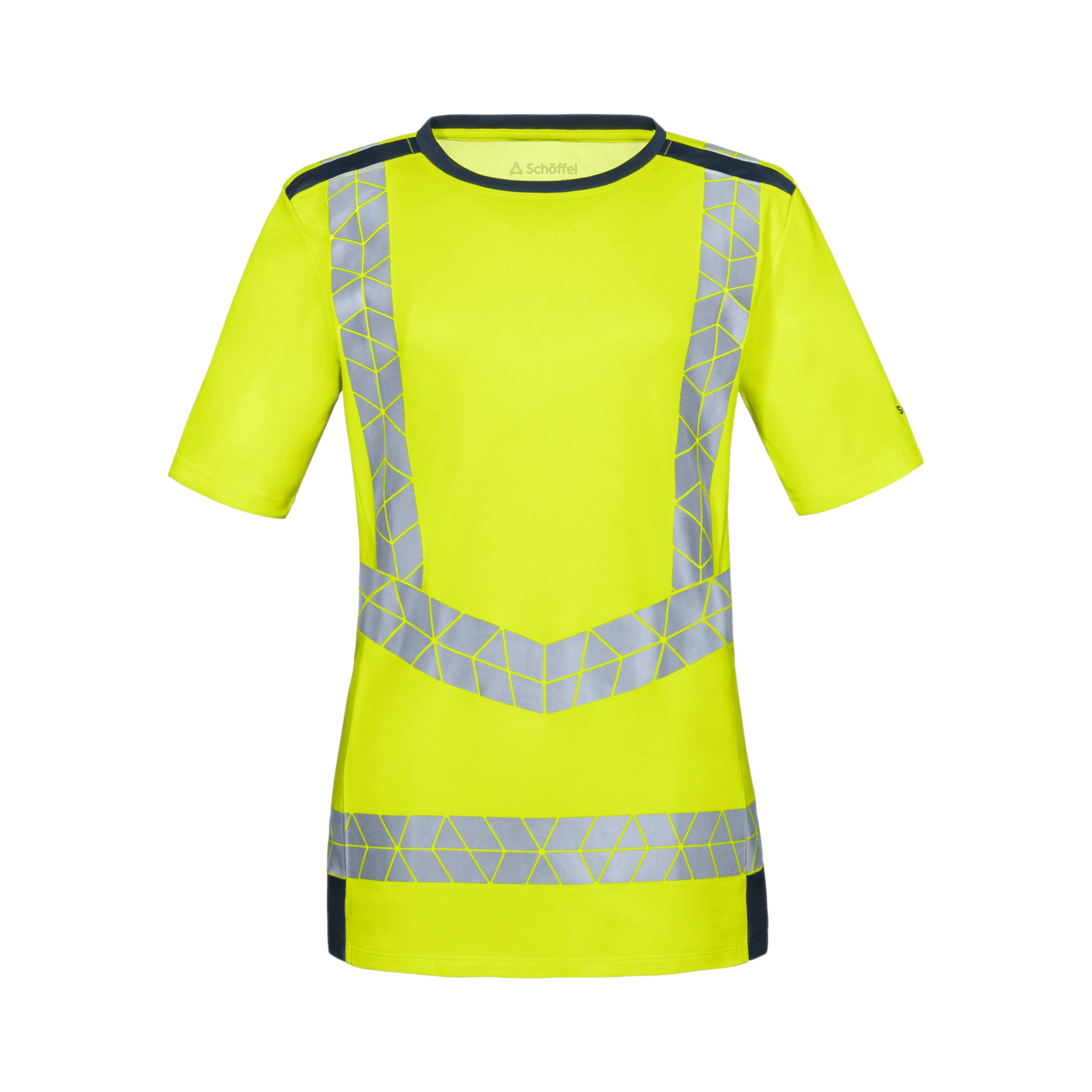Warnschutz T-Shirt Mischgewebe Signalheld Damen
