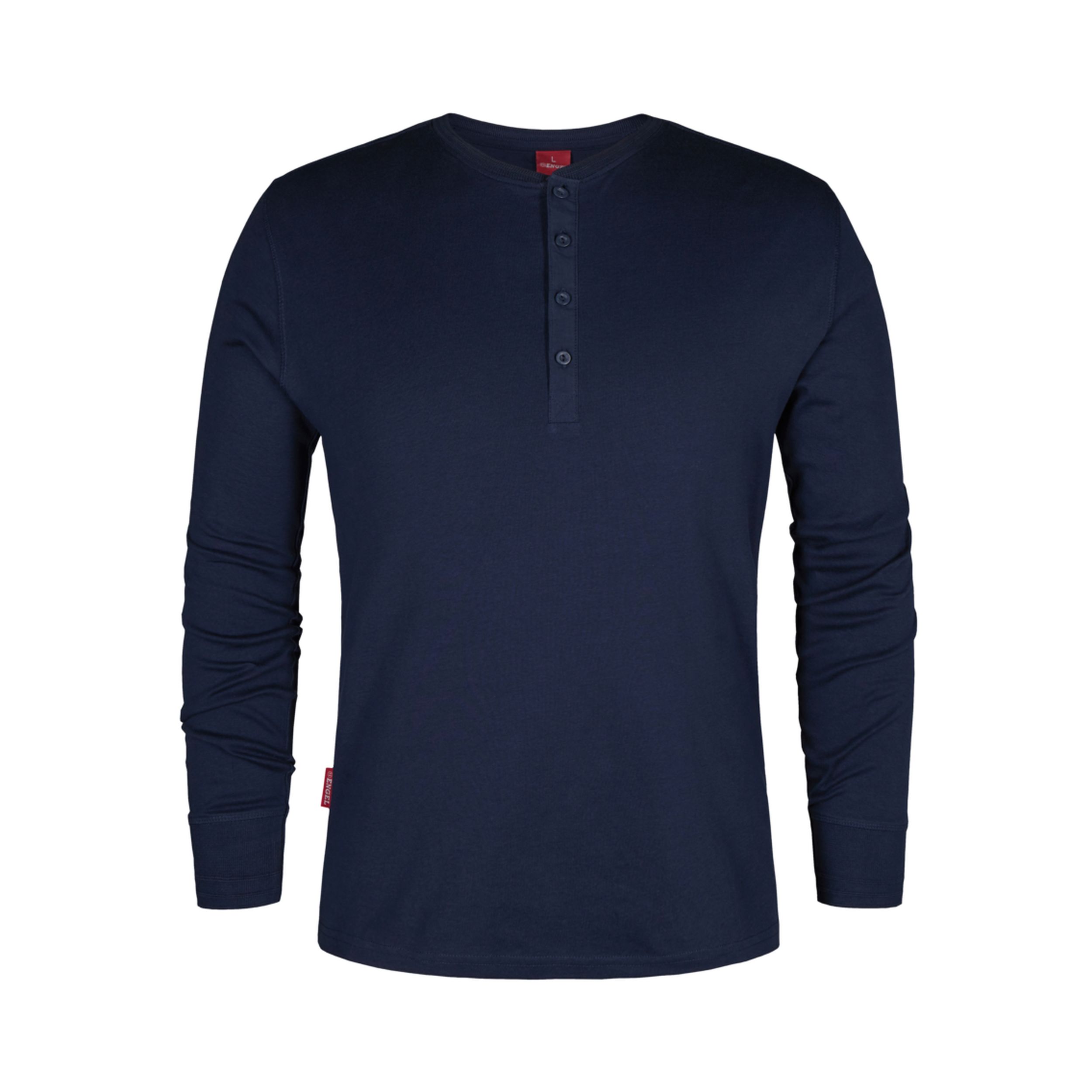 Extend Grandad langarm-Shirt