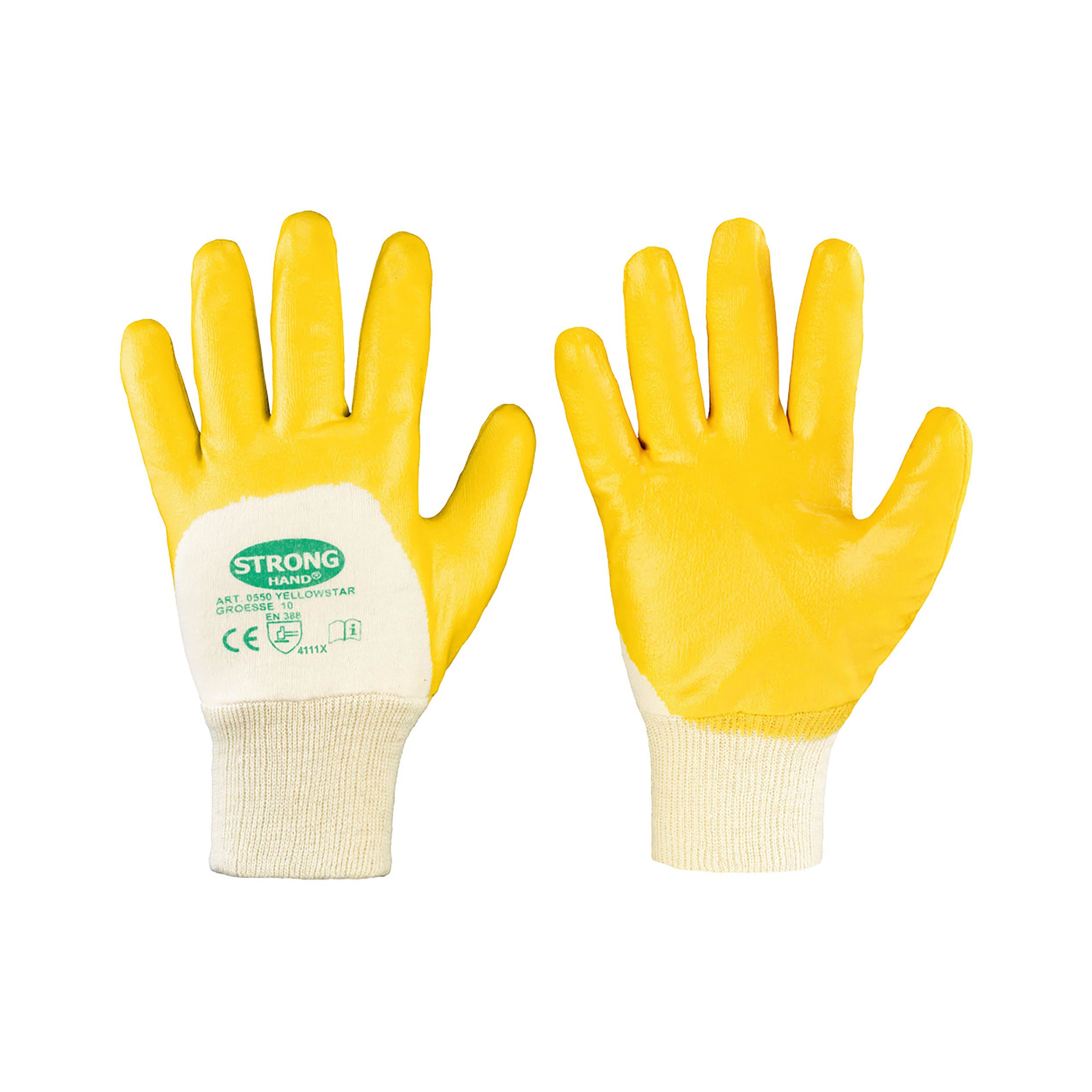 Nitril-Handschuh Yellowstar Nitril-Handschuh Yellowstar