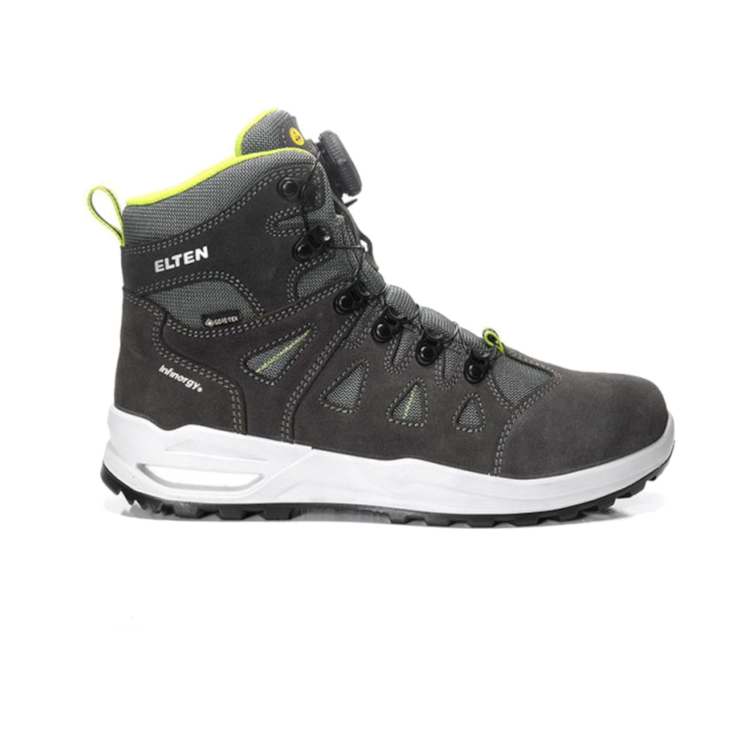 RILEY XXF BOA® GTX® grey-lime Mid ESD O2 WR CI